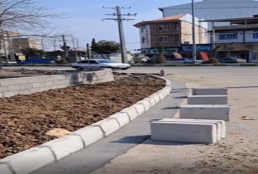 پروژه اجرایی فرش موزائیک و بهسازی بازار هفتگی