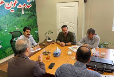 برگزاری جلسه ای در دفتر شهردار شاندرمن در راستای اجرای پروژه ملیG-NAF