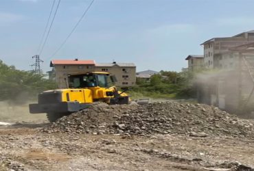 زیرسازی معبر دوازده متری جدید در میدان تره و بار شاندرمن