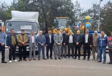 رونمایی از ماشین‌ آلات و تجهیزات تخصصی جدید شهرداری شاندرمن