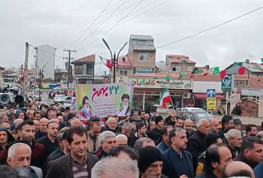 خروش مردم ولایتمدار و انقلابی شهر شاندرمن در یوم الله ۲۲بهمن