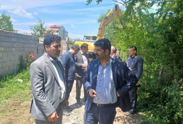 فرماندار ماسال از پروژه فاضلاب شاندرمن بازدید کرد