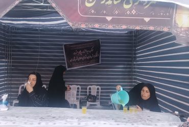 برپایی ایستگاه صلواتی در مراسم جاماندگان اربعین حسینی «ع»